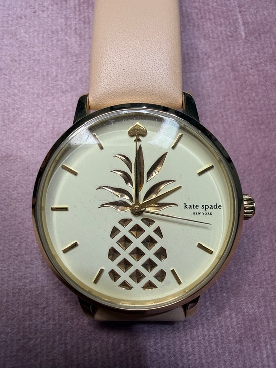 kate spade Accessories - kate spade blush and gold pineapple dial watch